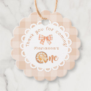 Little cutie Pie 1st birtdhay Thank you Favour Tags