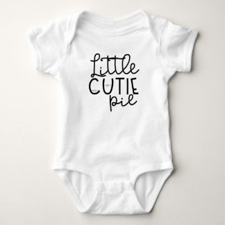 Little Cutie Pie Baby One-Piece Bodysuit