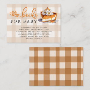 Little Cutie Pie Baby Shower Book Request  Enclosure Card