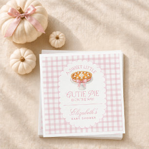 Little Cutie Pie Baby Shower Napkin