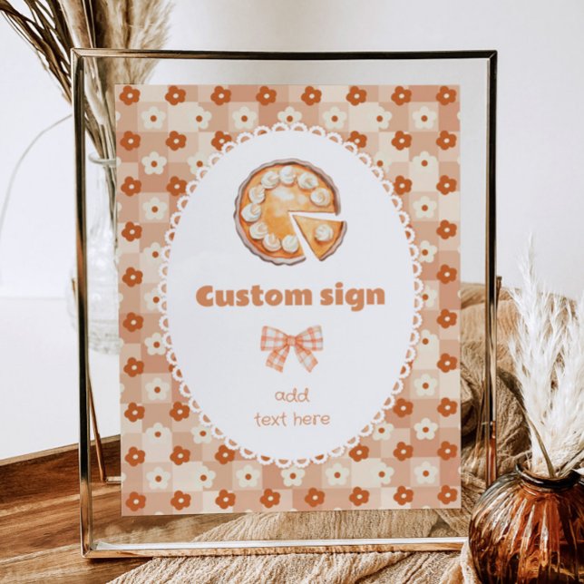 Little Cutie pie Birthday editable Custom Poster (Creator Uploaded)