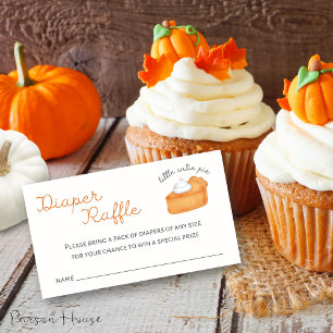 Little Cutie Pie-Diaper Raffle Enclosure Card
