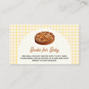 Little Cutie Pie Fall Thanksgiving Books for Baby Enclosure Card