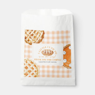 Little Cutie Pie Gingham Baby Shower Favour Bag