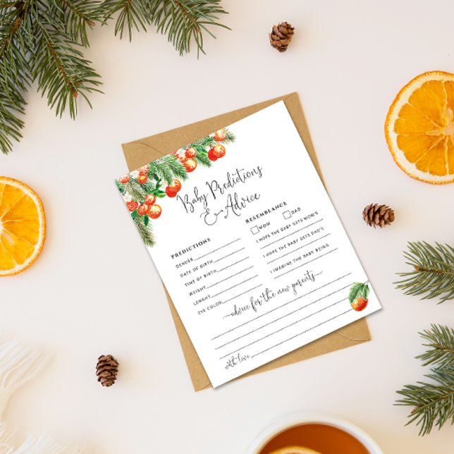 Little Cutie Pink Baby Predictions & Advice Card (Creator Uploaded)