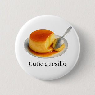 Little Cutie quesillo Autumn Leaves Baby Shower 6 Cm Round Badge