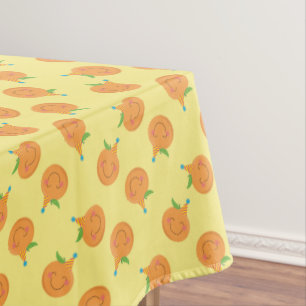 Little Cutie Tangerine Birthday Party Tablecloth