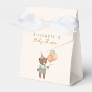 Little Cutie Teddy Bear Baby Shower Favour Box