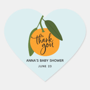 Little cutie thank you sticker