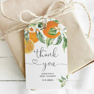 Little cutie thank you tag