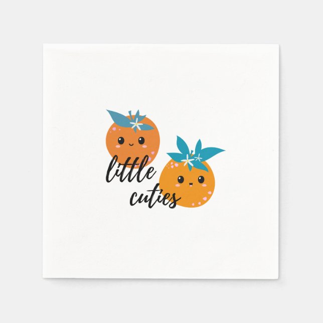 Little Cuties Napkins (Front)