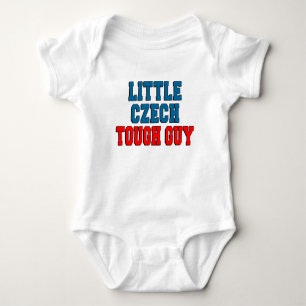 Little Czech Tough Guy Baby Bodysuit