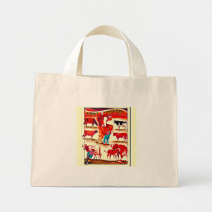 "Little Dairy Farm Kids Cow Carrier" Mini Tote Bag