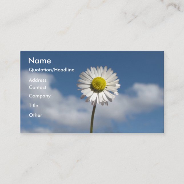 Little Daisy Business Card (Front)