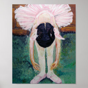Little Dancer Ballerina Impressionist Painting Poster