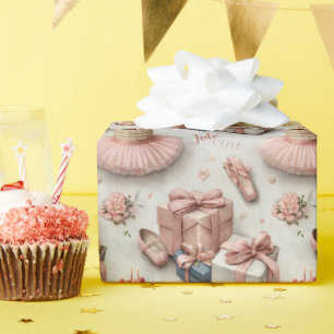 Little Dancer’s Tutu and Ballet Slipper Wrapping Paper