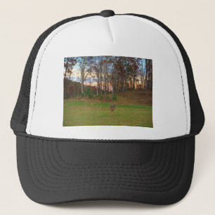 Little Deer &a Pink Sunset Trucker Hat
