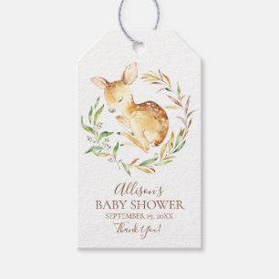Little Deer Baby Shower Favour Gift Tag