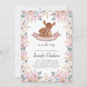 Little Deer Baby Shower Invitation