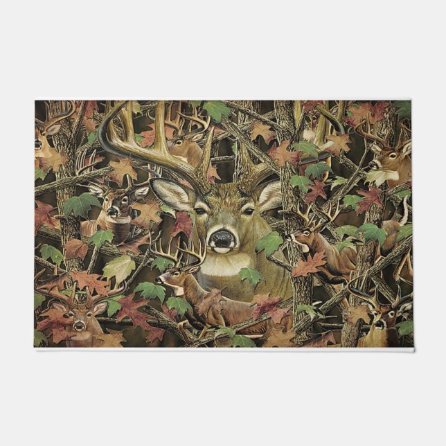 Little Deer In The Jungle Doormat (Front)