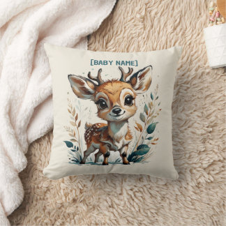 Little Deer Personalised Cushion