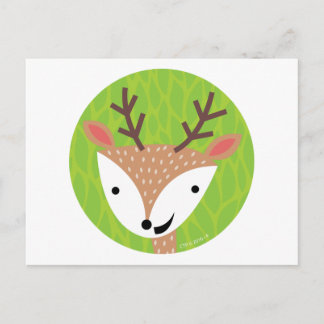 Little Deer - Woodland Friends Postcard