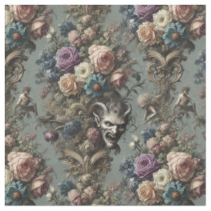 Little Demons Dare to Dream – Gothic Classic Tile Fabric