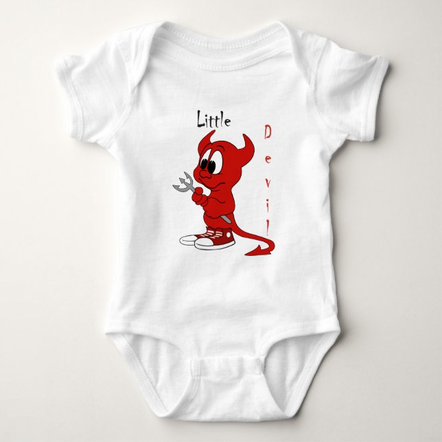 Little devil baby bodysuit (Front)