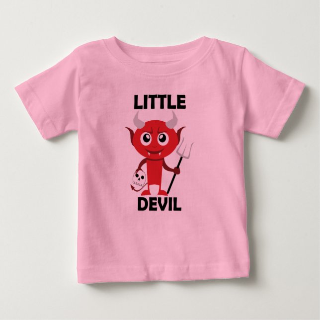 Little Devil - Baby Fine Jersey T-Shirt Baby T-Shirt (Front)