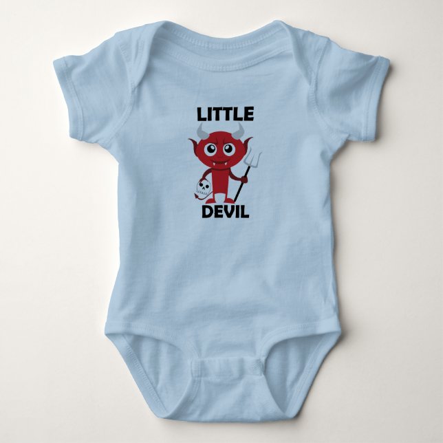 Little Devil - Baby Jersey Bodysuit (Front)