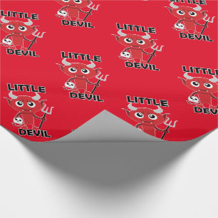 Little Devil - Glossy Wrapping Paper, 30" x 6' Paper