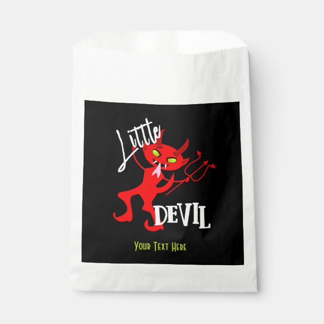 Little Devil One Hell Of A Party Celebration Favour Bag (Front)
