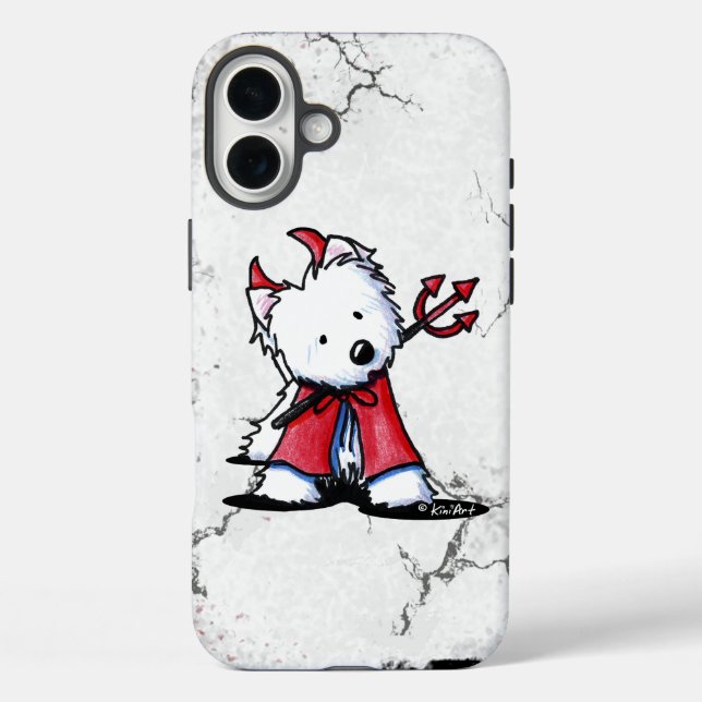 Little Devil Westie Dog  Case-Mate iPhone Case (Back)