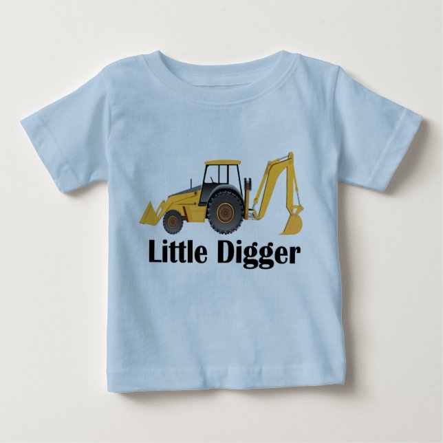 Little Digger - Baby Fine Jersey T-Shirt (Front)