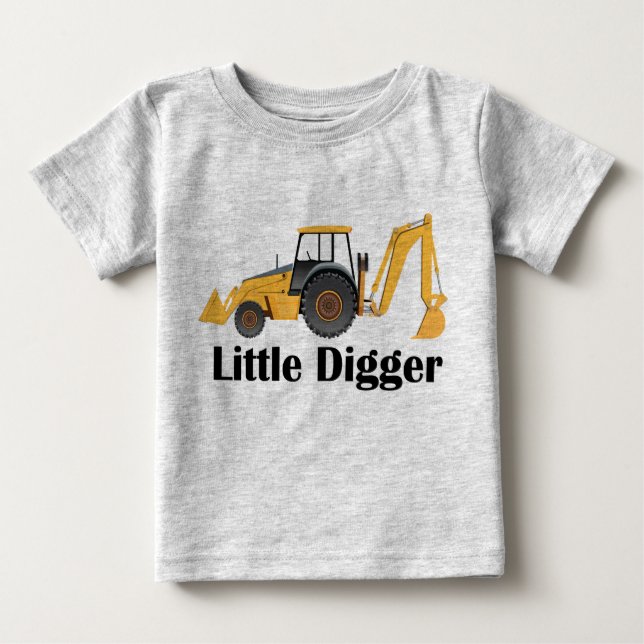 Little Digger - Baby Fine Jersey T-Shirt Baby T-Shirt (Front)