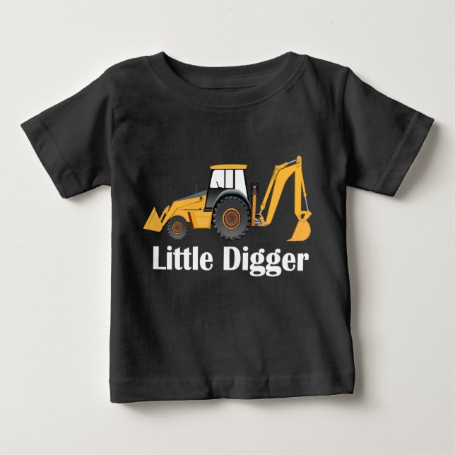Little Digger - Baby Fine Jersey T-Shirt Baby T-Shirt (Front)