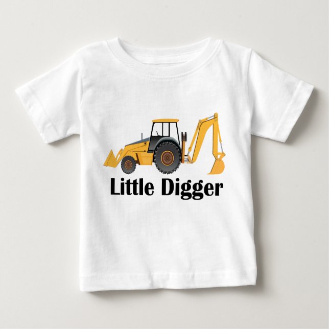 Little Digger - Baby Fine Jersey T-Shirt Baby T-Shirt (Front)