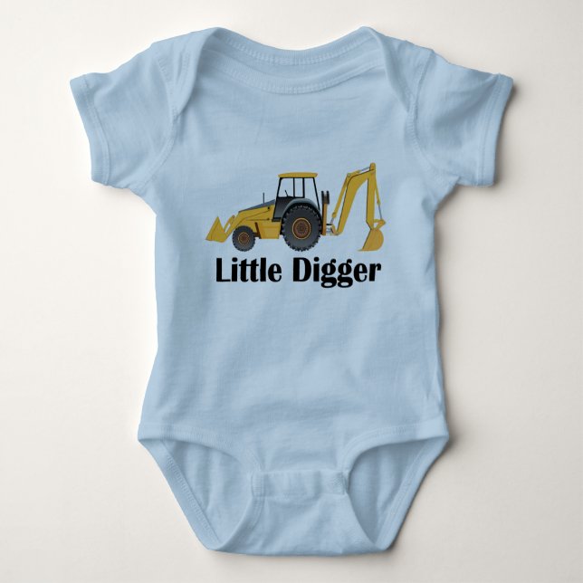 Little Digger - Baby Jersey Bodysuit (Front)