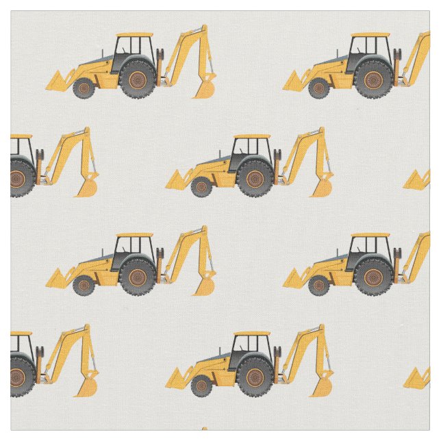 Little Digger - Custom Combed Cotton (56" width) F Fabric (Close Up)