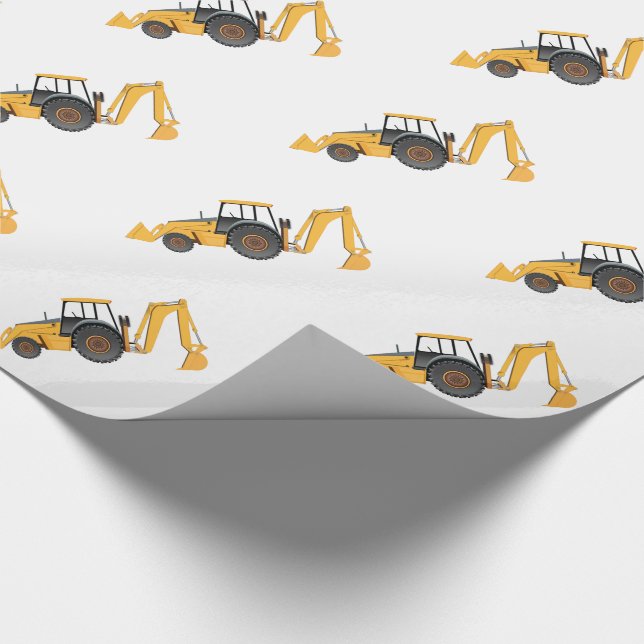 Little Digger - Glossy Wrapping Paper, 30" x 6' Wrapping Paper (Corner)
