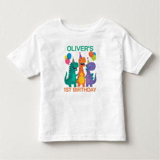 Little Dino 1st Birthday T-Shirt