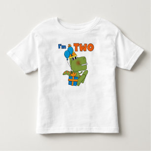 Little Dino 2nd Birthday Tshirts and Gifts