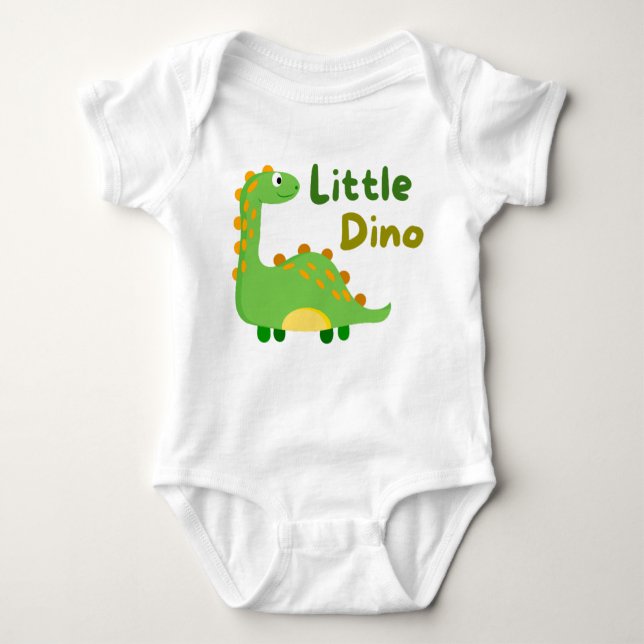 Little dino baby bodysuit (Front)