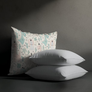 Little Dino Delight  Decorative Cushion