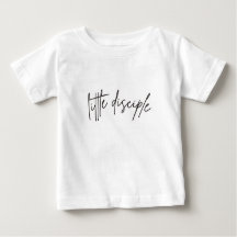 Little Disciple Minimalist White Toddler T-shirt