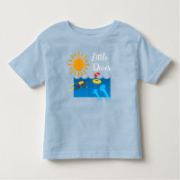 Little Diver with Jelly Fish - Toddler Fine Jersey