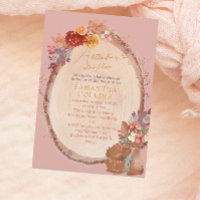 Little Doe Rustic Girl Woodland Floral Baby Shower