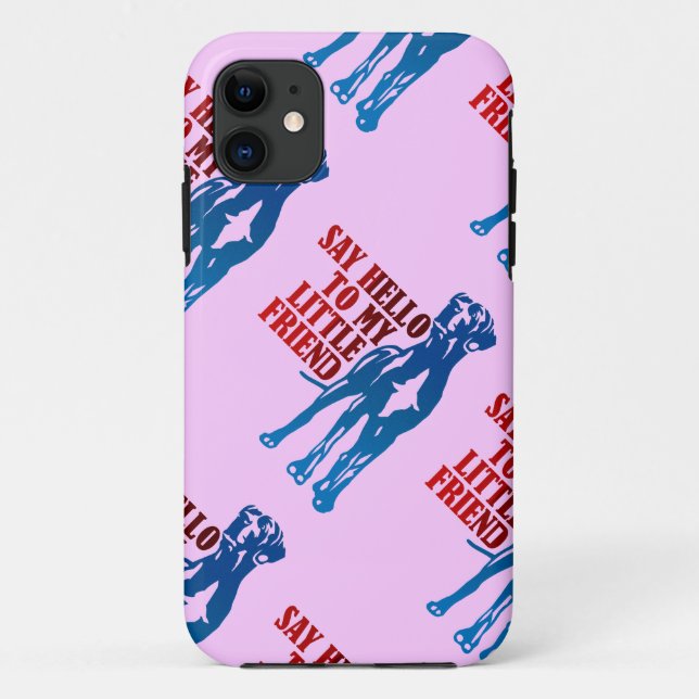 Little dog, big friend Case-Mate iPhone case (Back)
