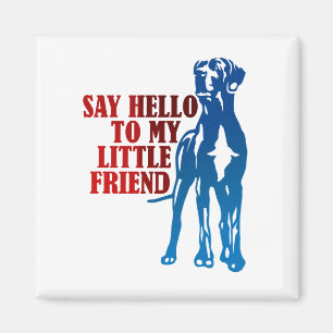 Little dog, big friend magnet