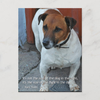 Little Dog Big Heart Postcard